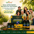 Vedbharat™ Divine Asthi Sukham | Ayurvedic Joint Pain Relief Syrup Kit | Supports Mobility, Flexibility & Bone Strength | Helps Reduce Inflammation & Stiffness | Herbal Joint Care for Men & Women