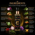 Vedbharat™ Divine Kesh Prabha Hair Care Kit | Ayurvedic Hair Oil & Shampoo Combo | Reduces Hair Fall, Promotes Hair Growth, Adds Shine & Volume | For Men & Women