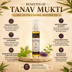 Vedbharat™ Divine Tanav Mukti Roll-On | Ayurvedic Stress Relief Oil | Reduces Anxiety, Headache & Migraine | Calming & Relaxing Formula | For Men & Women