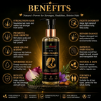 Vedbharat™ Divine Kesh Prabha Hair Care Kit | Ayurvedic Hair Oil & Shampoo Combo | Reduces Hair Fall, Promotes Hair Growth, Adds Shine & Volume | For Men & Women