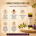 Vedbharat™ Divine Tanav Mukti Roll-On | Ayurvedic Stress Relief Oil | Reduces Anxiety, Headache & Migraine | Calming & Relaxing Formula | For Men & Women