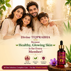 Vedbharat™ Divine Tejprabha Skin Glow Kit | Ayurvedic Skincare Combo (Face Wash + Serum + Cream) | Brightens Skin, Reduces Dark Spots, Acne Control | For Men & Women